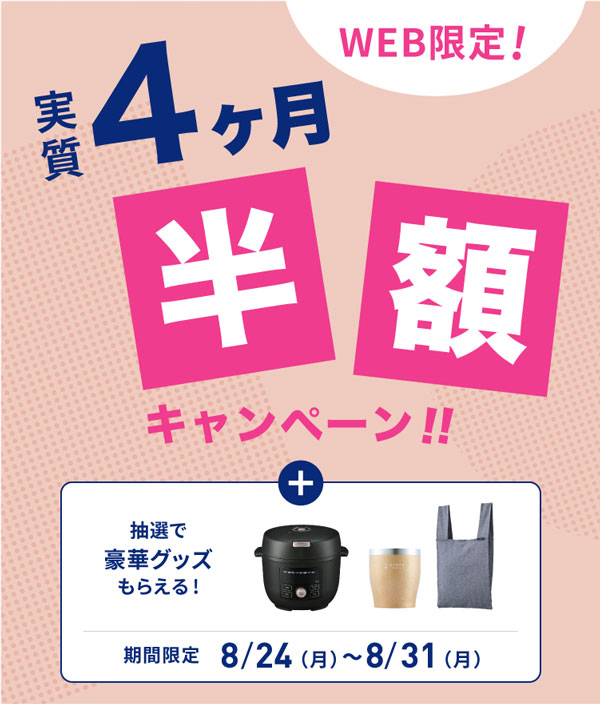 エブリィフレシャス実質2ヶ月無料キャンペーン