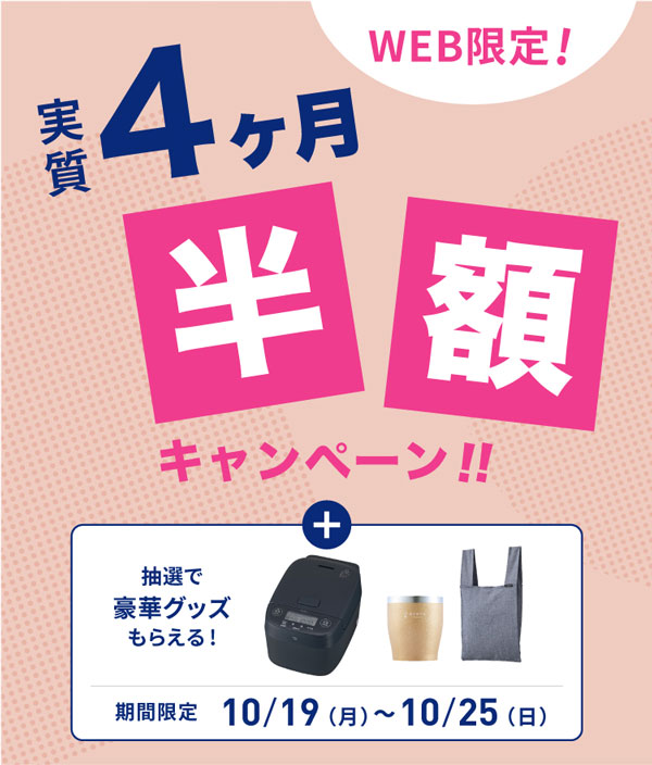 エブリィフレシャス実質2ヶ月無料キャンペーン