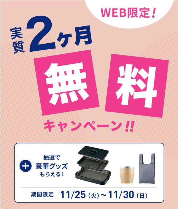 エブリィフレシャス（every frecious）」のキャンペーン、各種料金