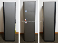 オーラ ウォーターサーバーの正面・側面・背面