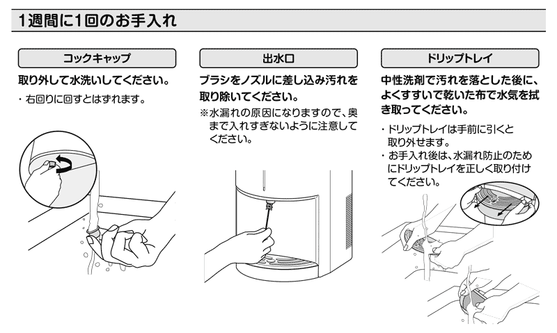 エブリィフレシャス・ミニのお手入れの説明書画像2
